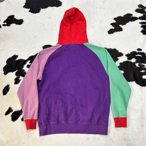 Teddy Fresh Unisex XL Hoodie Pastel Color Block Pullover Multicolor - Picture 2 of 5